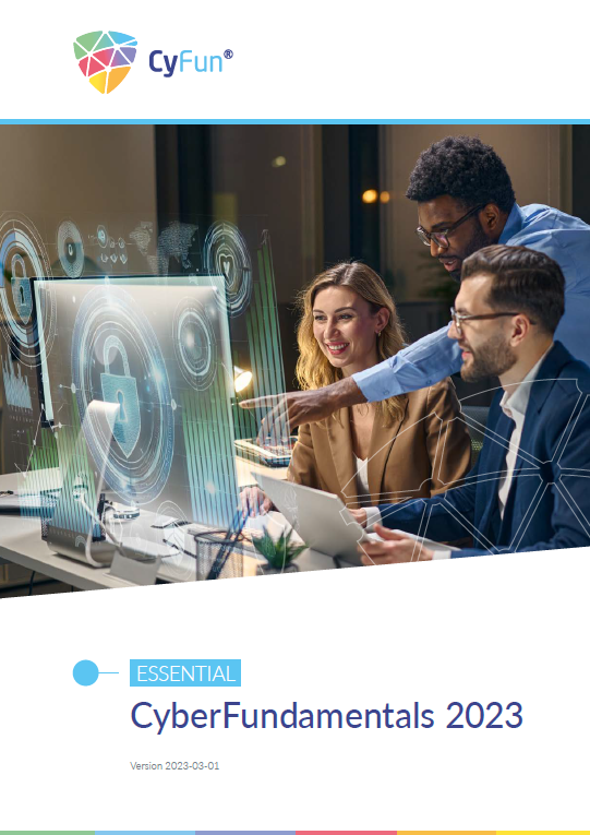 three people behind a computer 