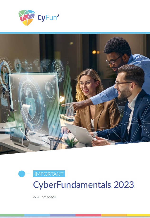 three people behind a computer 